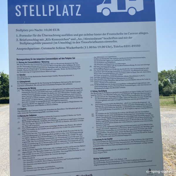 Caravan Stellpatz Schloss Wackerbarth — Photo 5