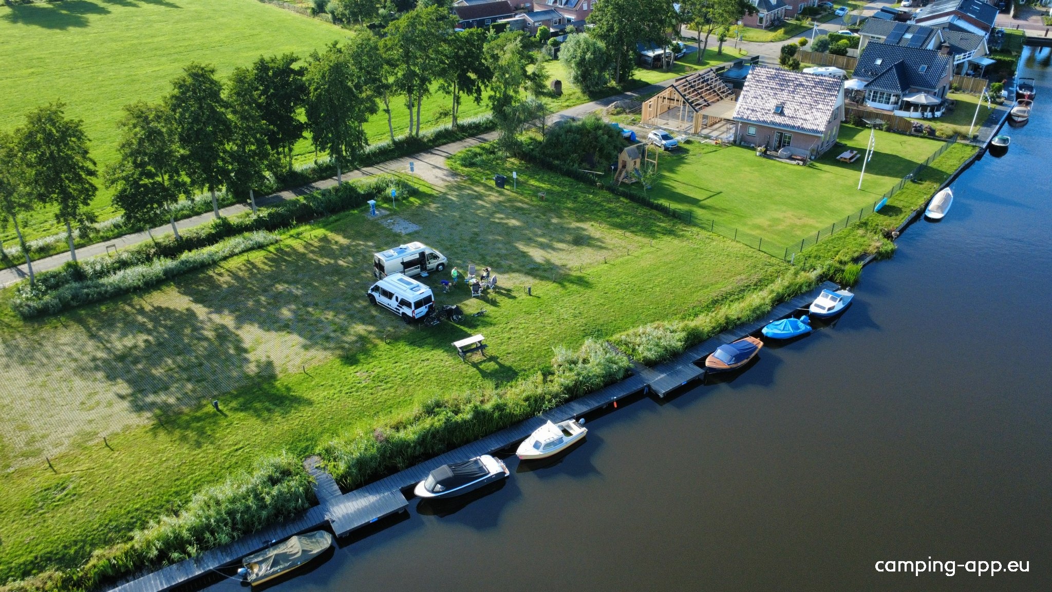 Jachthaven Oudega — Ställplats in Oudega Gem Smallingerlnd