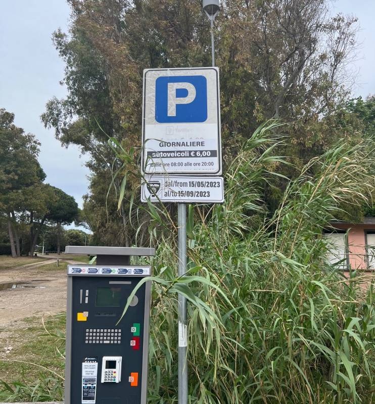 Montalto Marina — Sítio para autocaravanas in Montalto di Castro