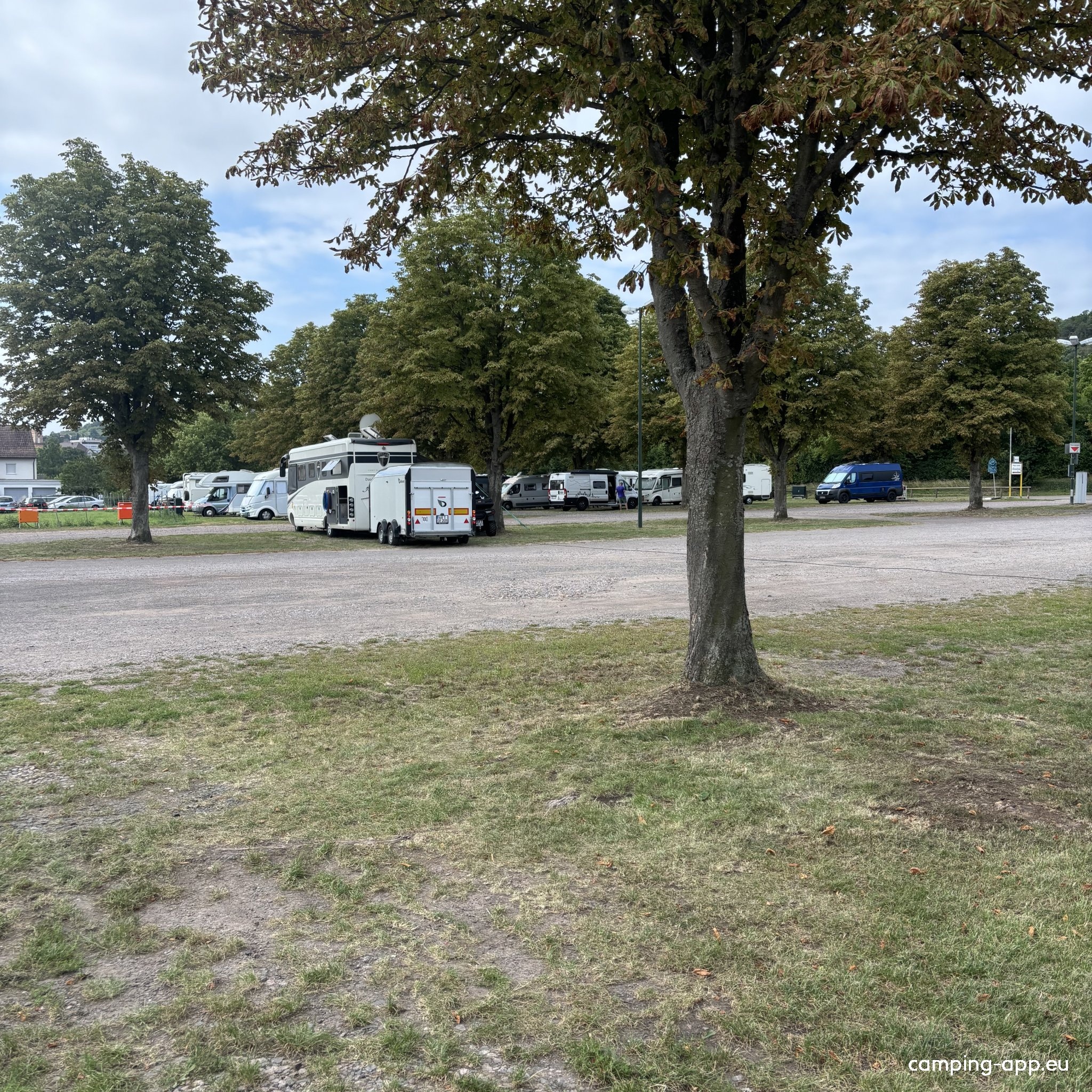 Stellplatz in der Silz Bad Dürkheim — Aire camping car in Bad Dürkheim