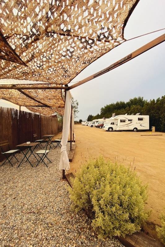 Stellplatz la Tallada d'Empordà — Ställplats in la Tallada d'Empordà