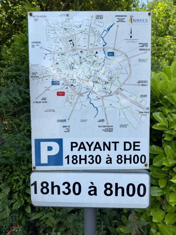 Übernachtungsparkplatz Bayeux — Camperplads in Bayeux