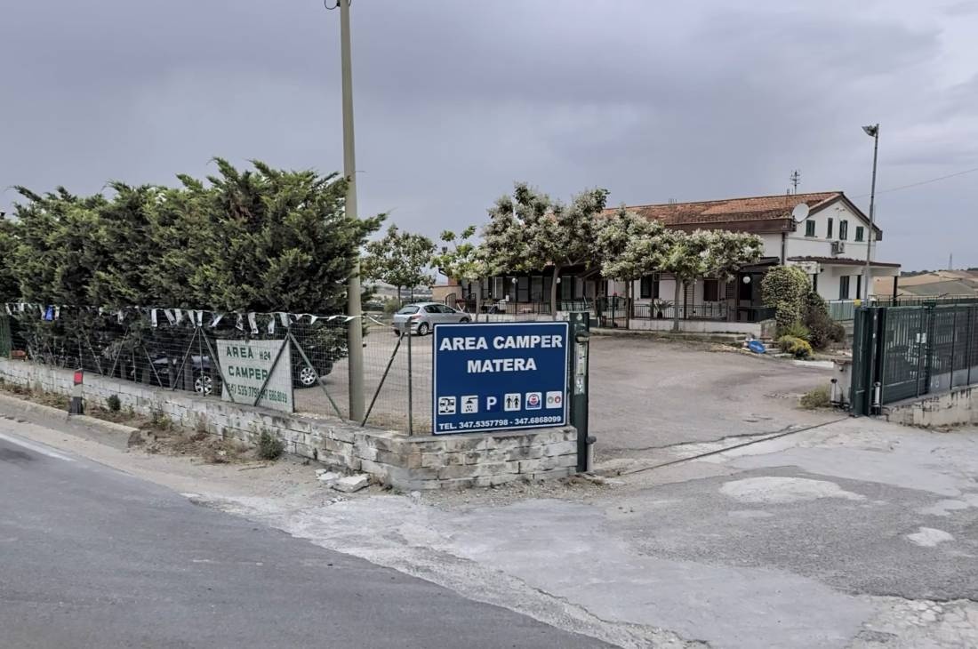 Stellplatz Matera — Ställplats in Matera