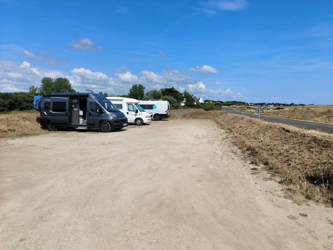 Übernachtungsparkplatz Trégunc — Sítio para autocaravanas in Trégunc