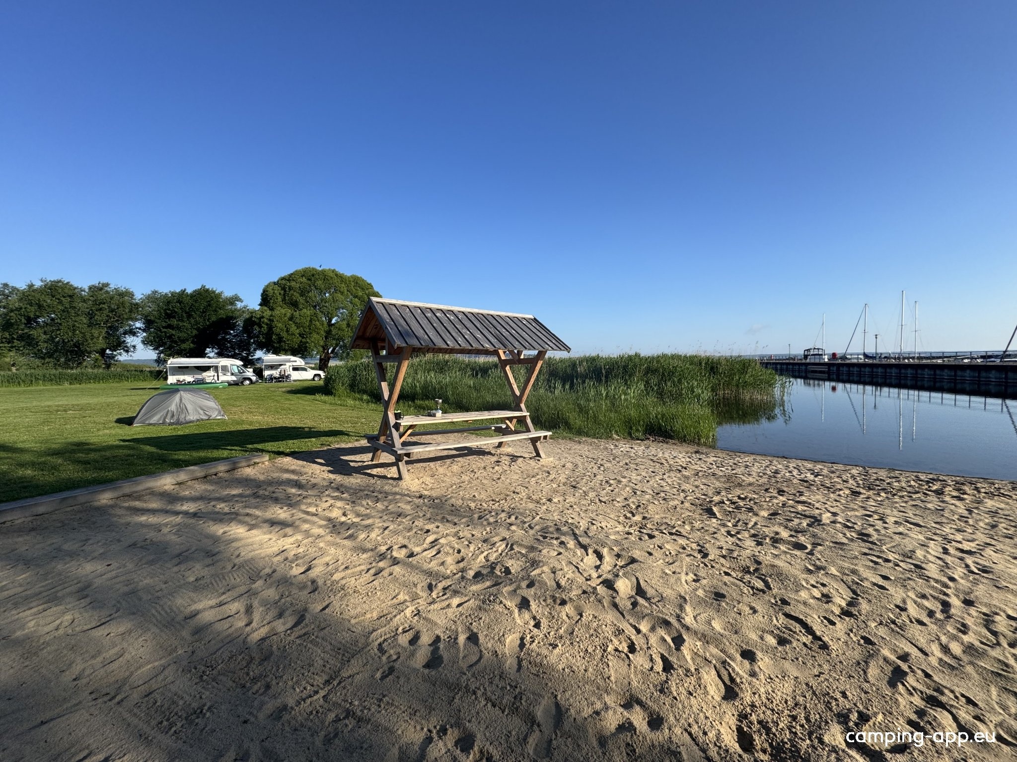Hafen • Kieker • Camping am Kummerower See — Camping Site in Kummerow