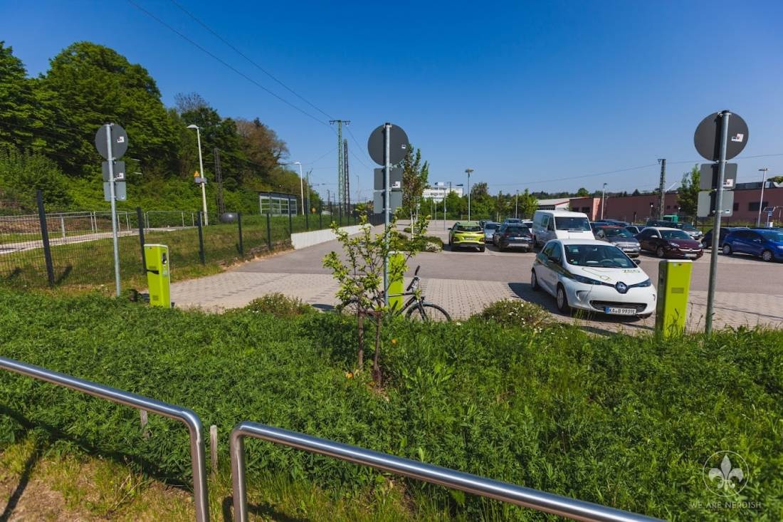Parkplatz am Behördenzentrum — Campervan Site in Bretten