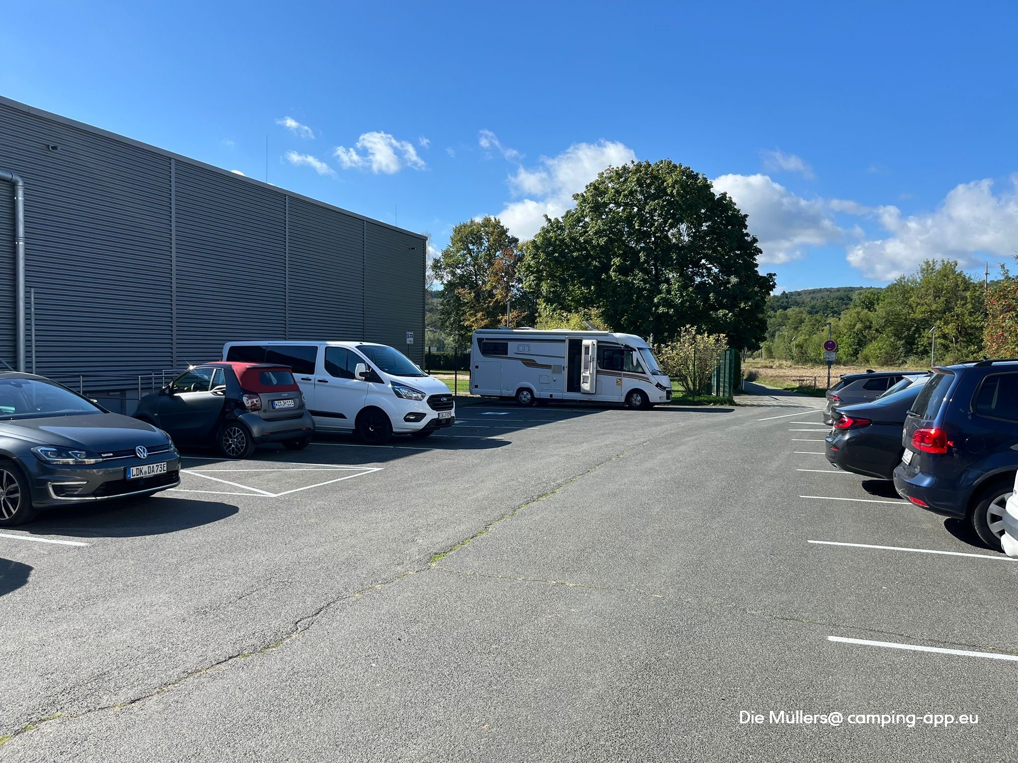 Stellplatz Ehringshausen — Aire camping car in Ehringshausen
