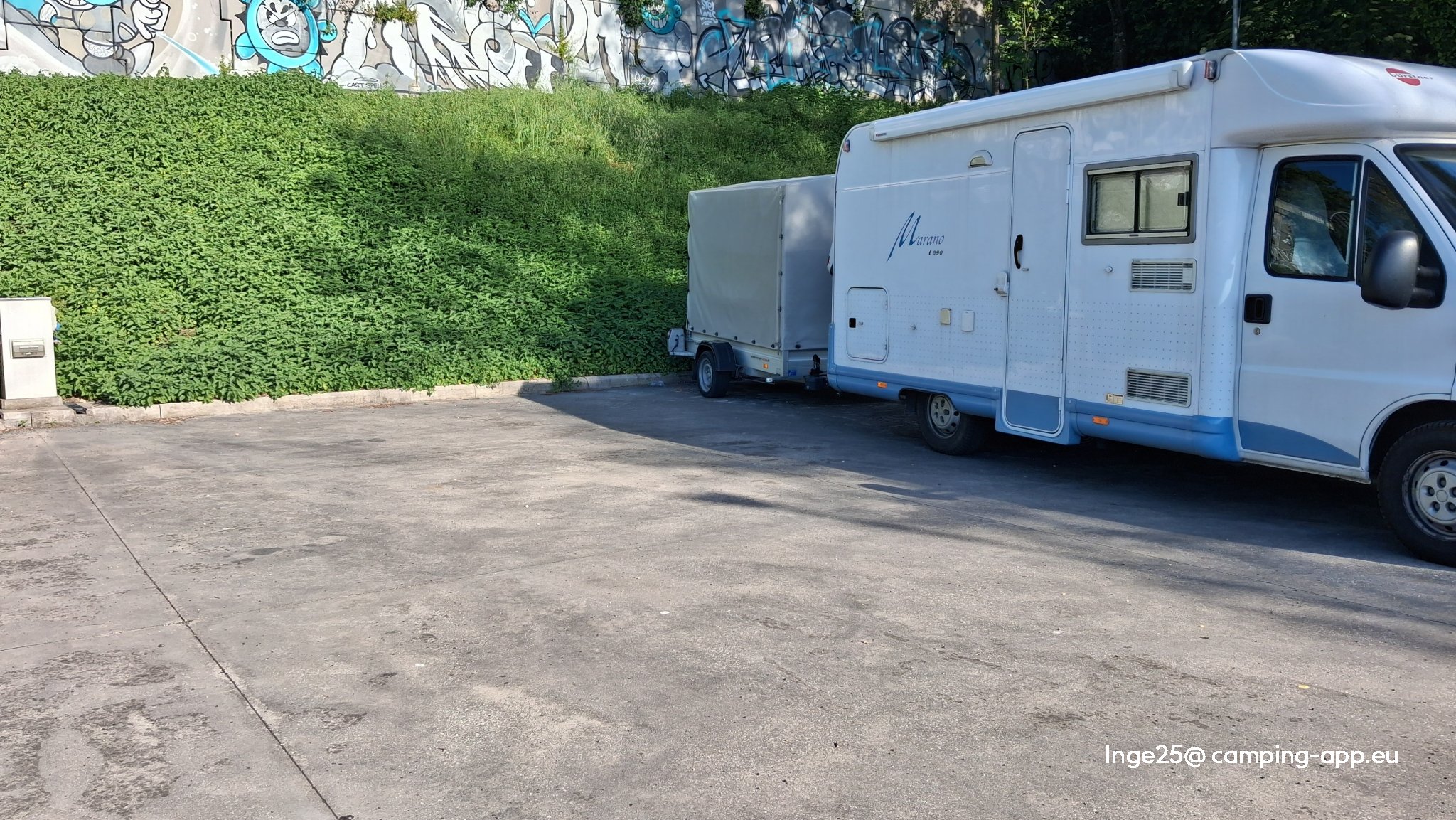 Stellplatz Montopoli di Sabina — Campervan Site in Montopoli di Sabina