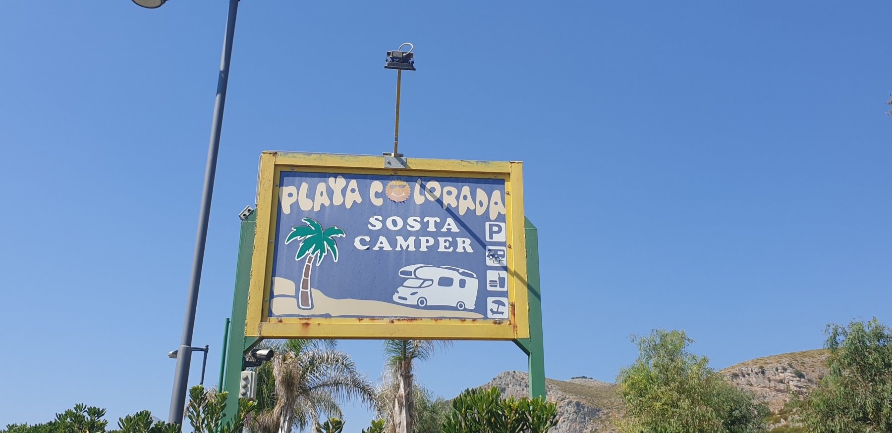 Playa Colorada — Camperplaats in Gaeta