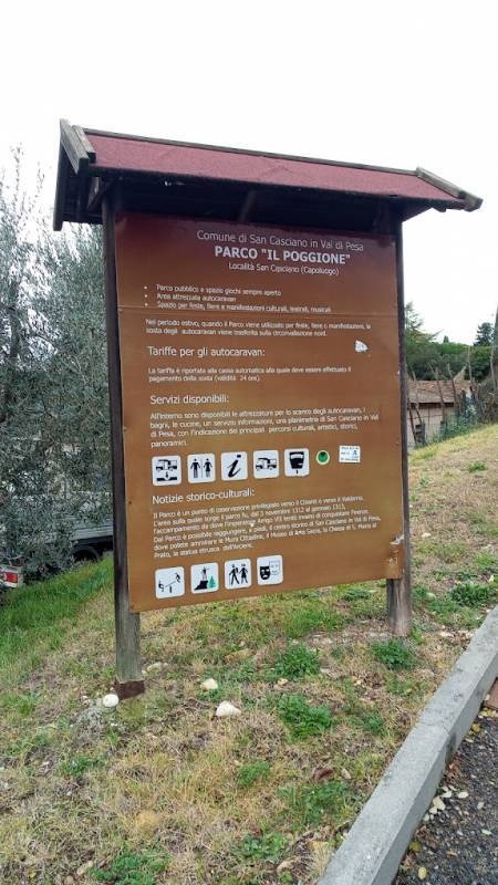 Stellplatz — Sp. parking dla kamperów in San Casciano in Val di Pesa