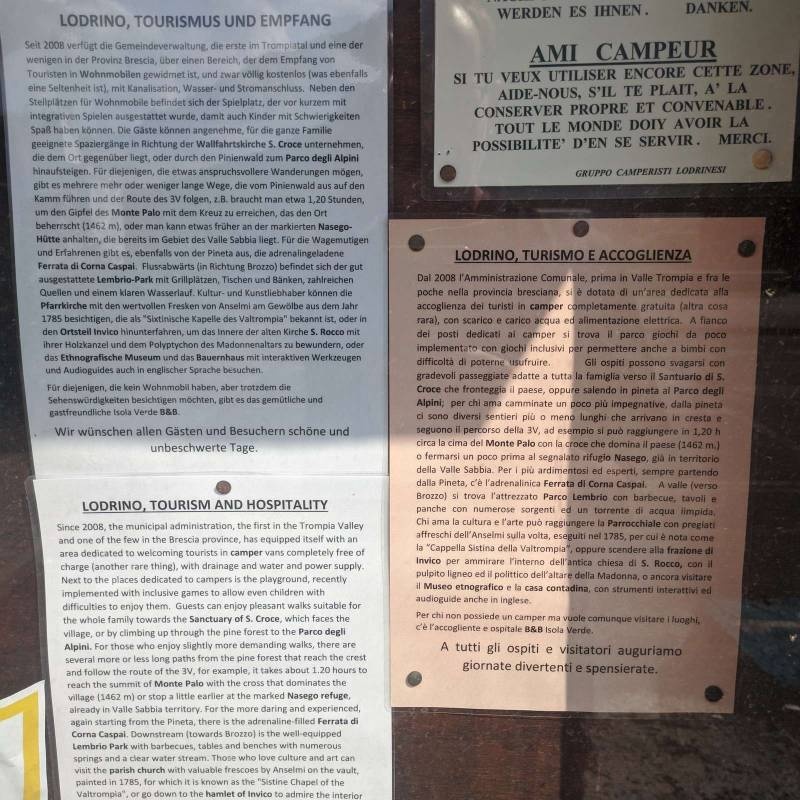 Stellplatz Lodrino — Stellplatz in Lodrino