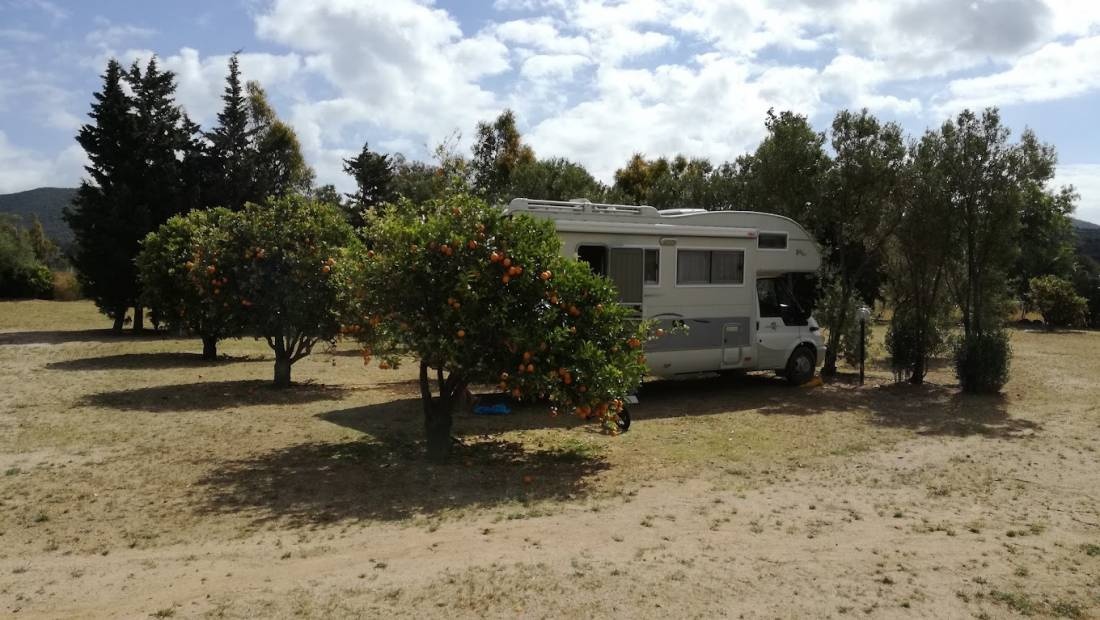 Stellplatz Gli Aranci — Campervan Site in Villasimius