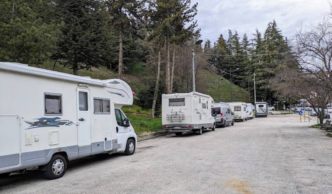 Stellplatz L'Aquila — Ställplats in L'Aquila