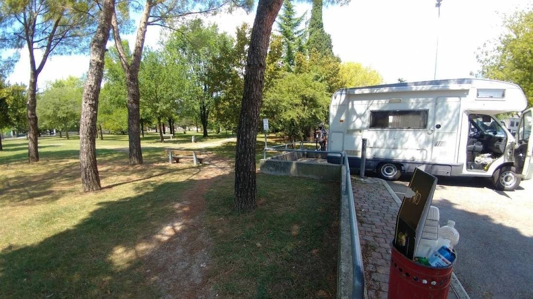 Stellplatz Gradisca d'Isonzo — Camperplaats in Gradisca d'Isonzo