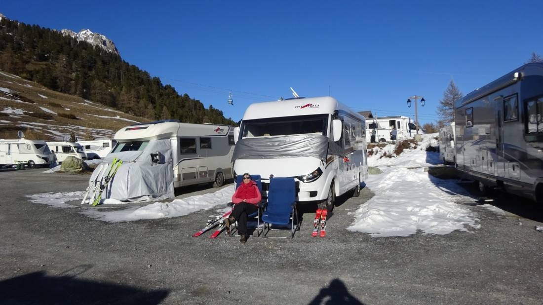 Stellplatz Montgenèvre — Camperplaats in Montgenèvre
