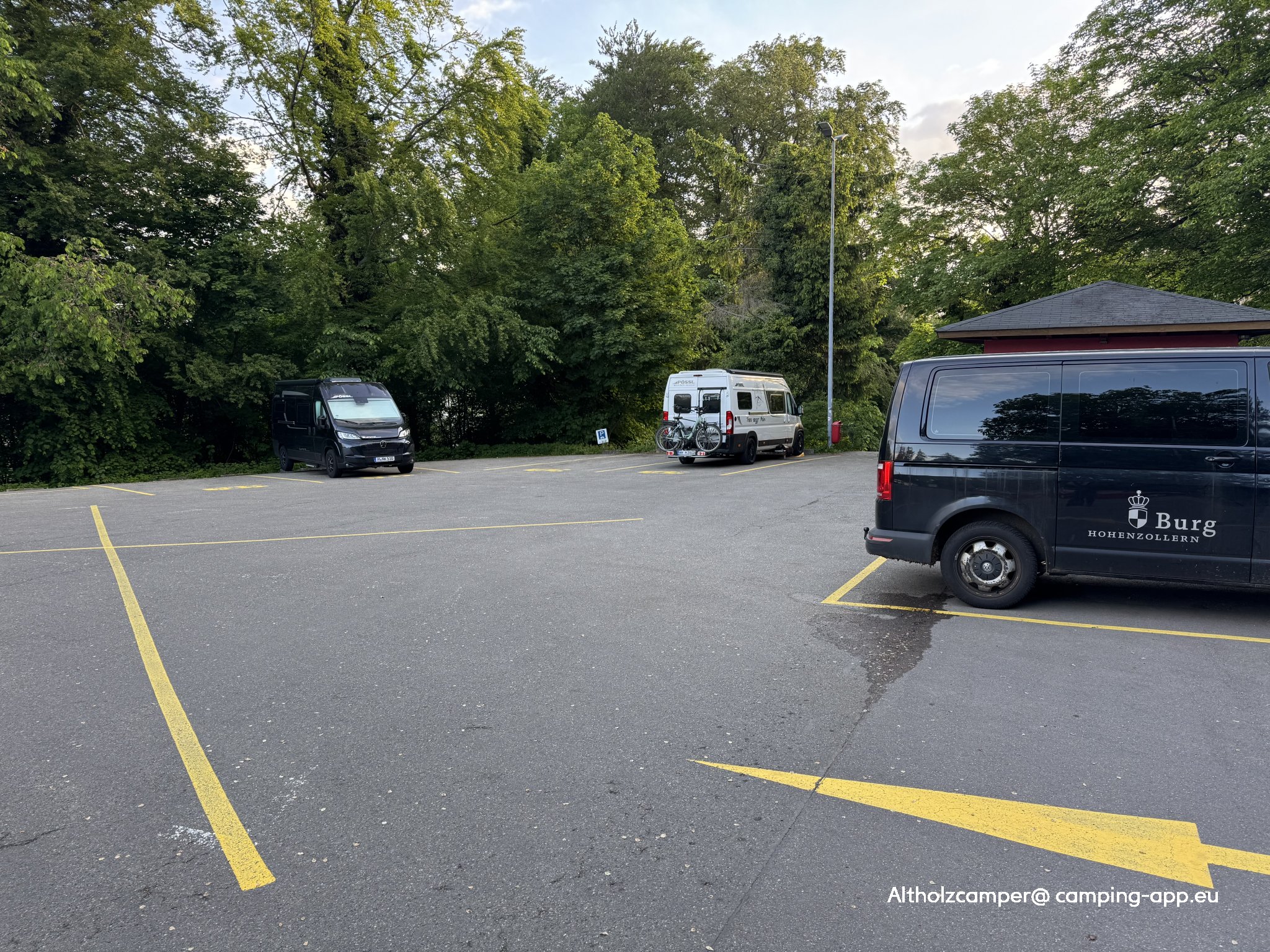 Stellplatz Burg Hohenzollern Bisingen — Foto 2