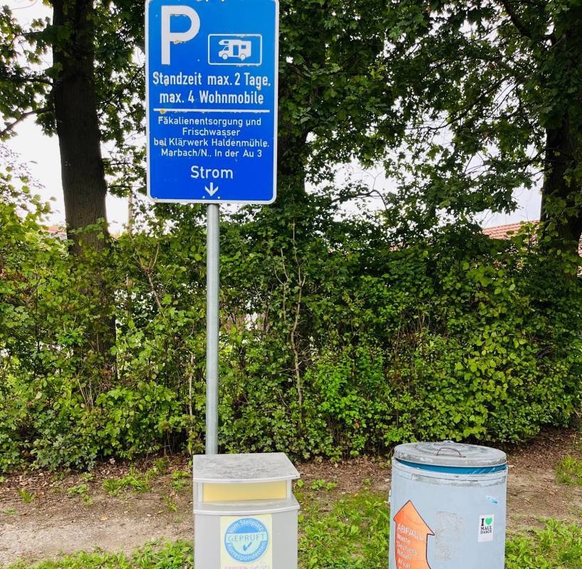 Stellplatz Steinheim an der Murr — Sítio para autocaravanas in Steinheim an der Murr