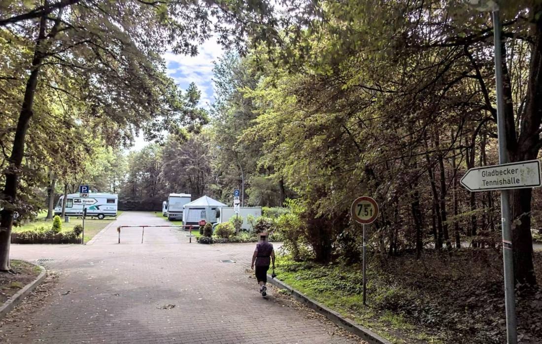 Reisemobilplatz Wittringer Wald — Aire camping car in Gladbeck