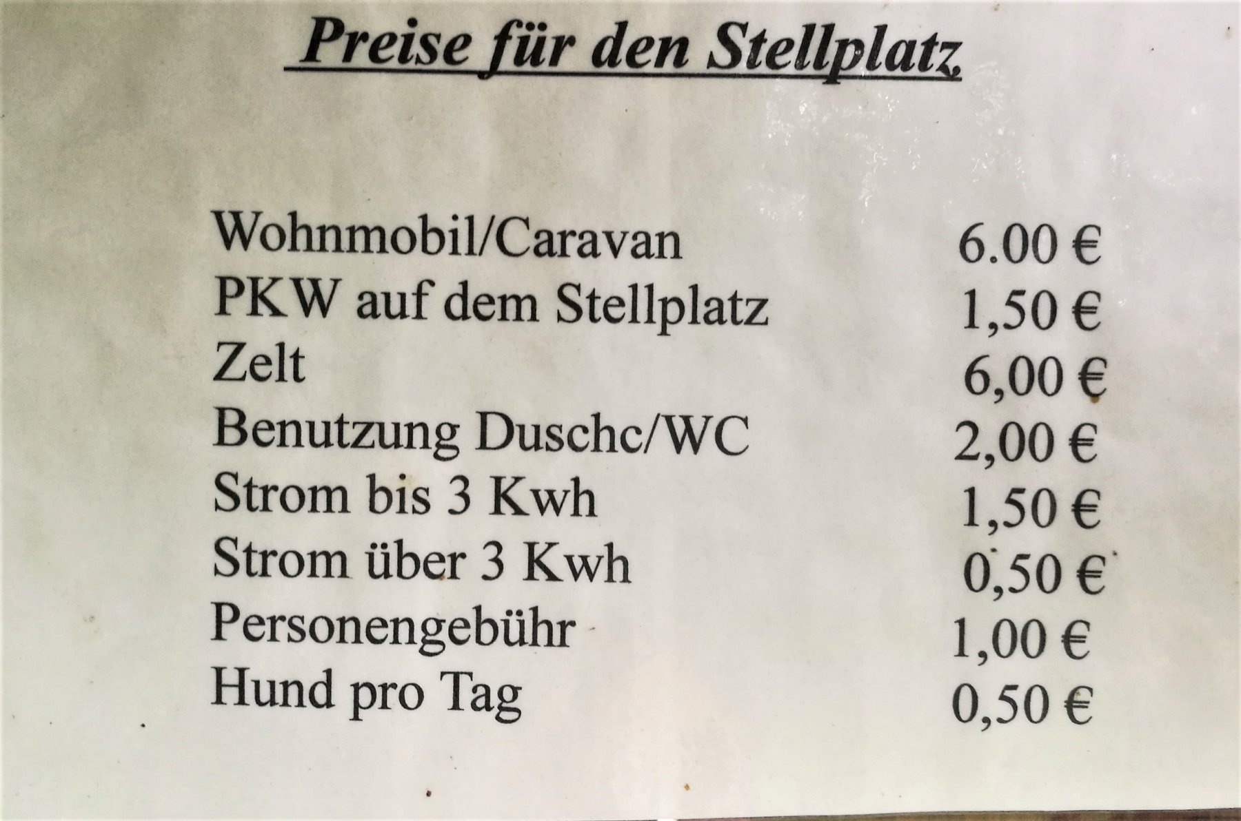 Stellplatz Marth Letschin — Camperplads in Letschin