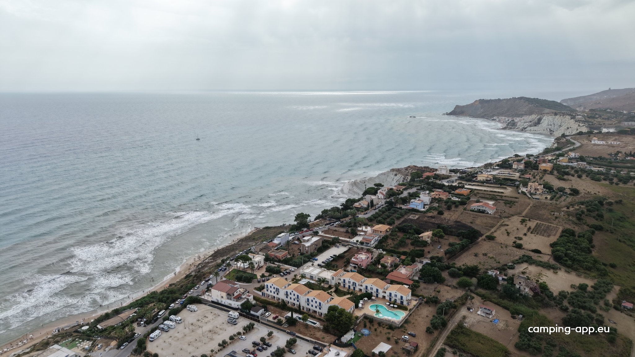 Parkplatz Scala Dei Turchi — Fotografie 3