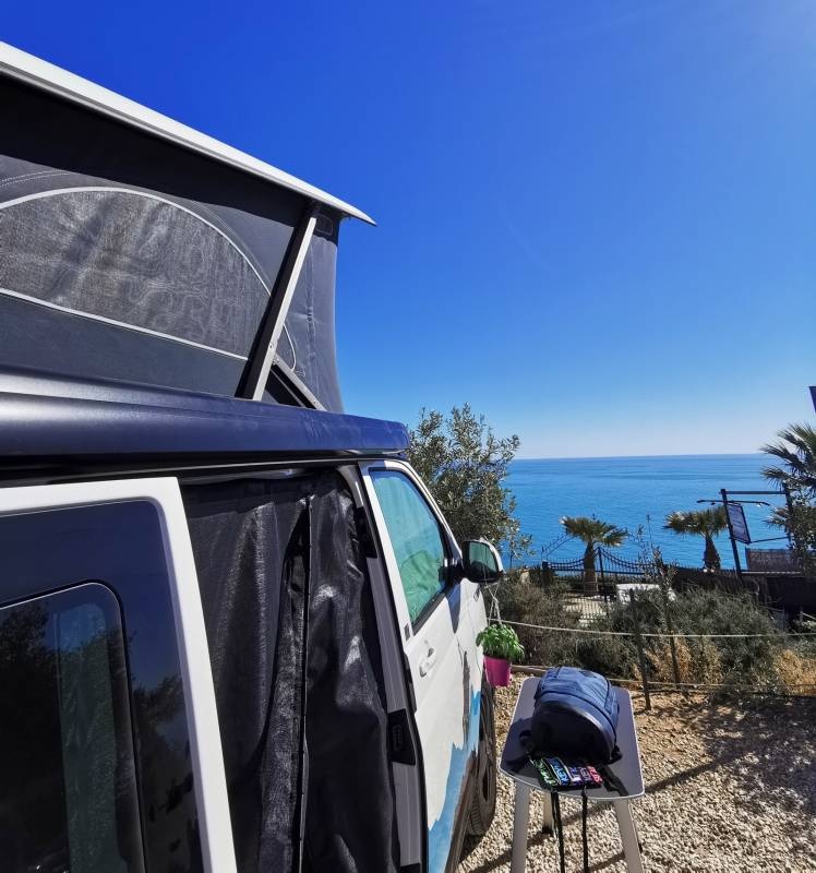 Parkplatz Scala Dei Turchi — Sítio para autocaravanas in Punta Grande