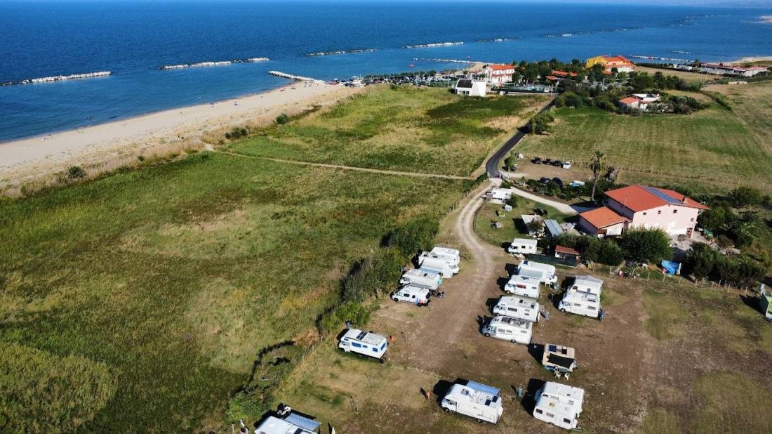 La laguna della Luna — Sp. parking dla kamperów in Campomarino CB