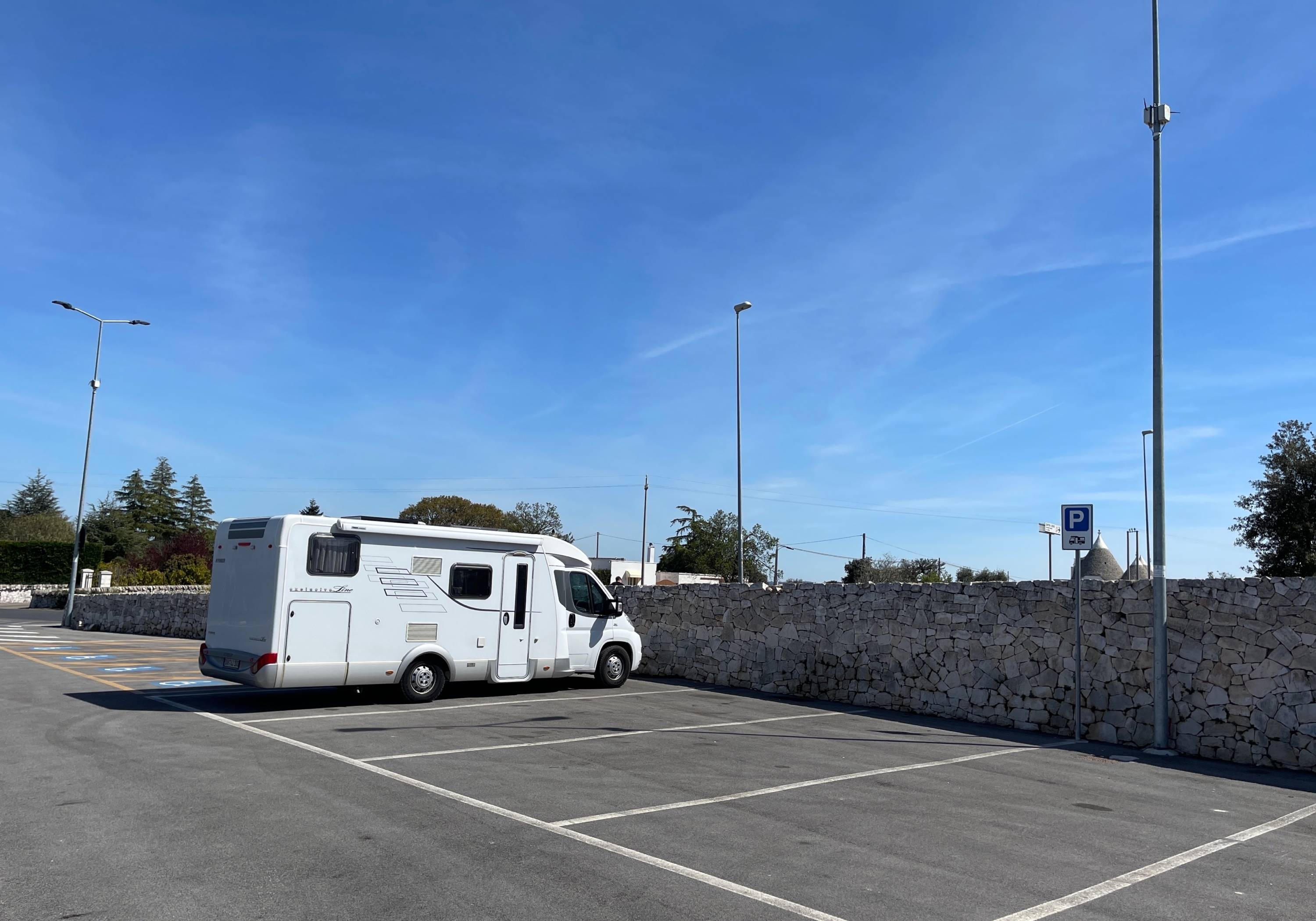 Stellplatz Locorotondo — Sp. parking dla kamperów in Locorotondo