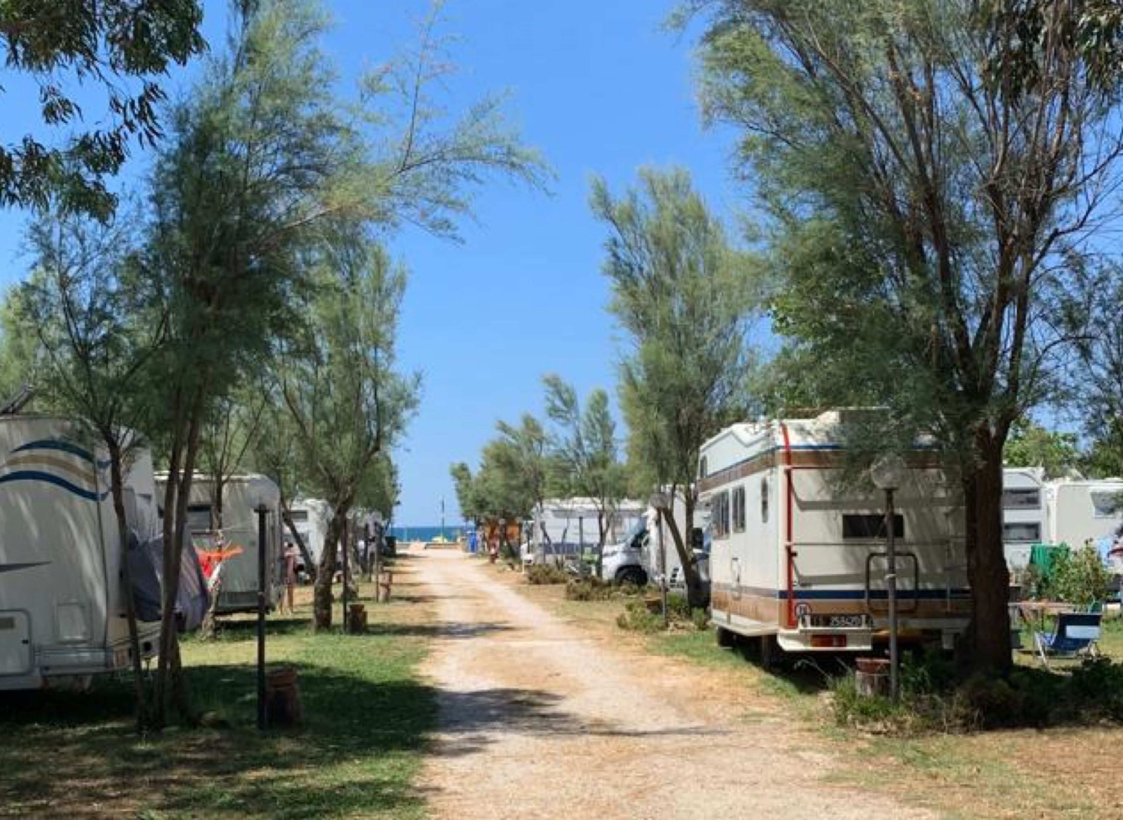 Area Sosta Gli Eucalipti — Sp. parking dla kamperów in Capaccio Paestum