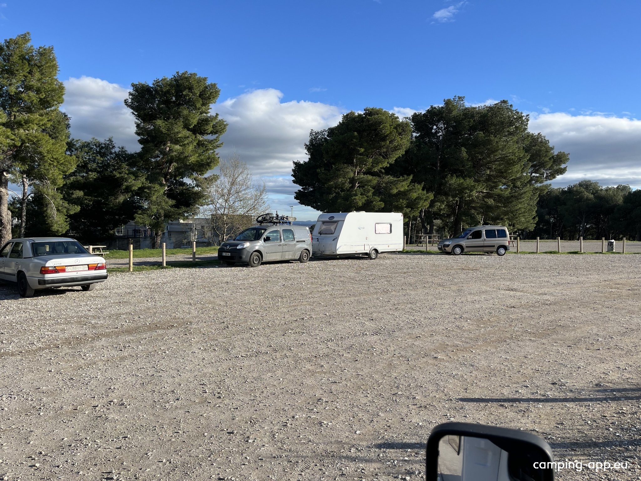 Aparcamiento Castell de Sant Ferran — Sp. parking dla kamperów in Figueres