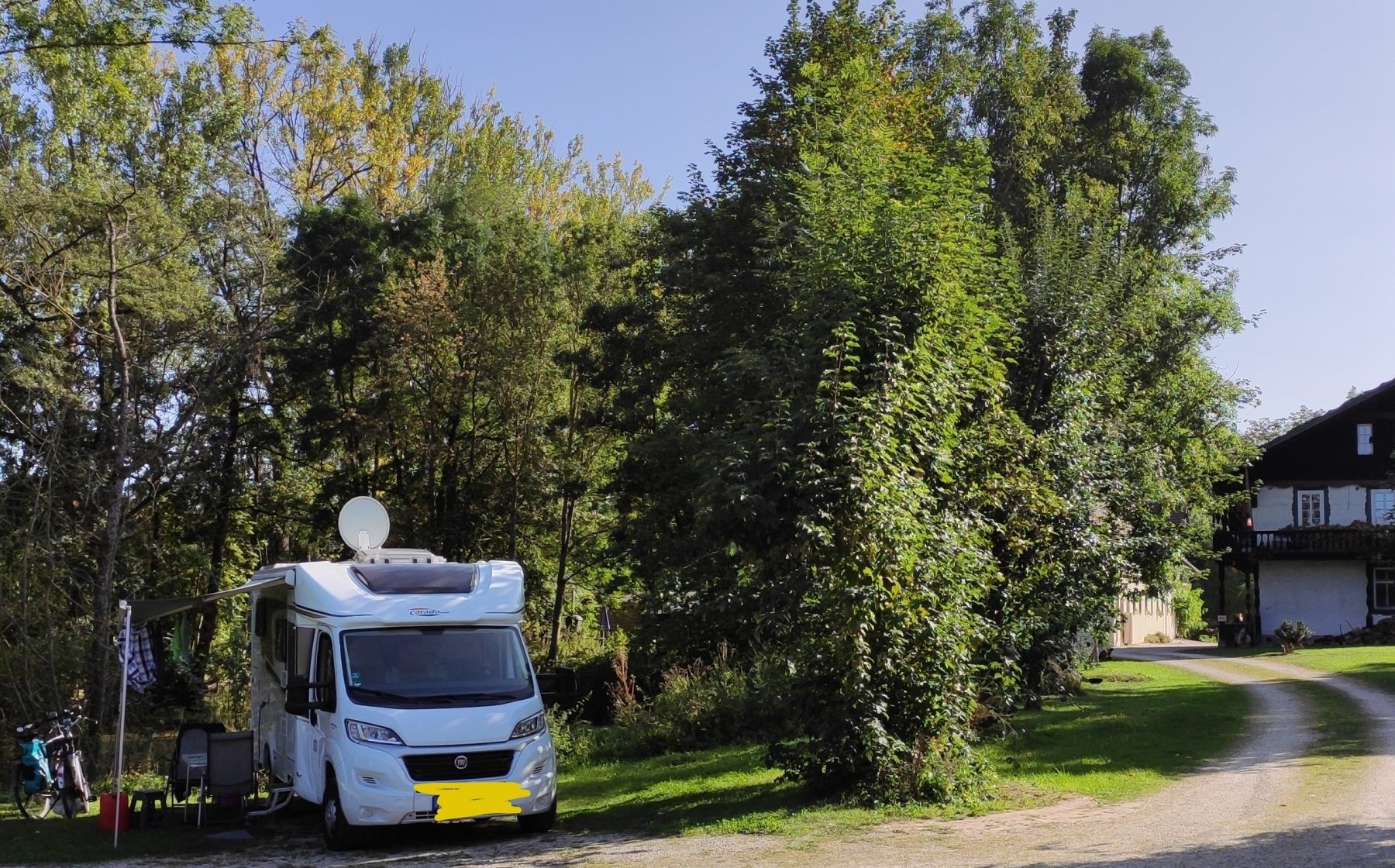 (geschlossen) Stellplatz in der Schweizerei Rödental — Sítio para autocaravanas in Rödental