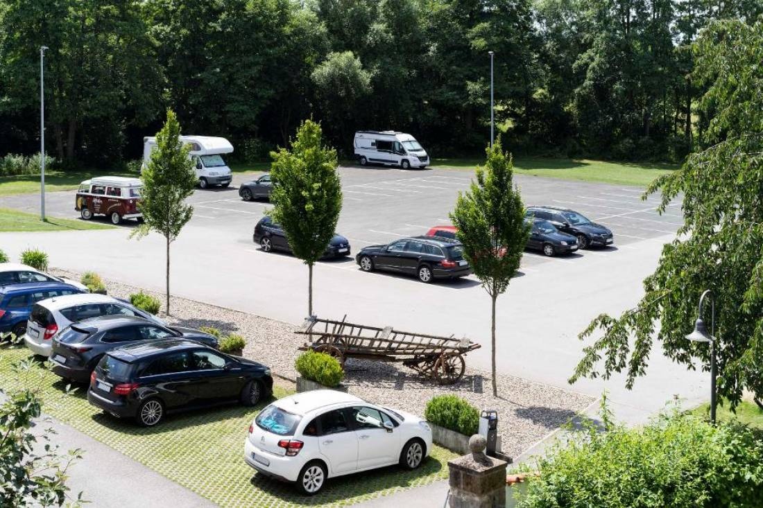 Übernachtungsparkplatz Memmelsdorf — At a Restaurant in Memmelsdorf