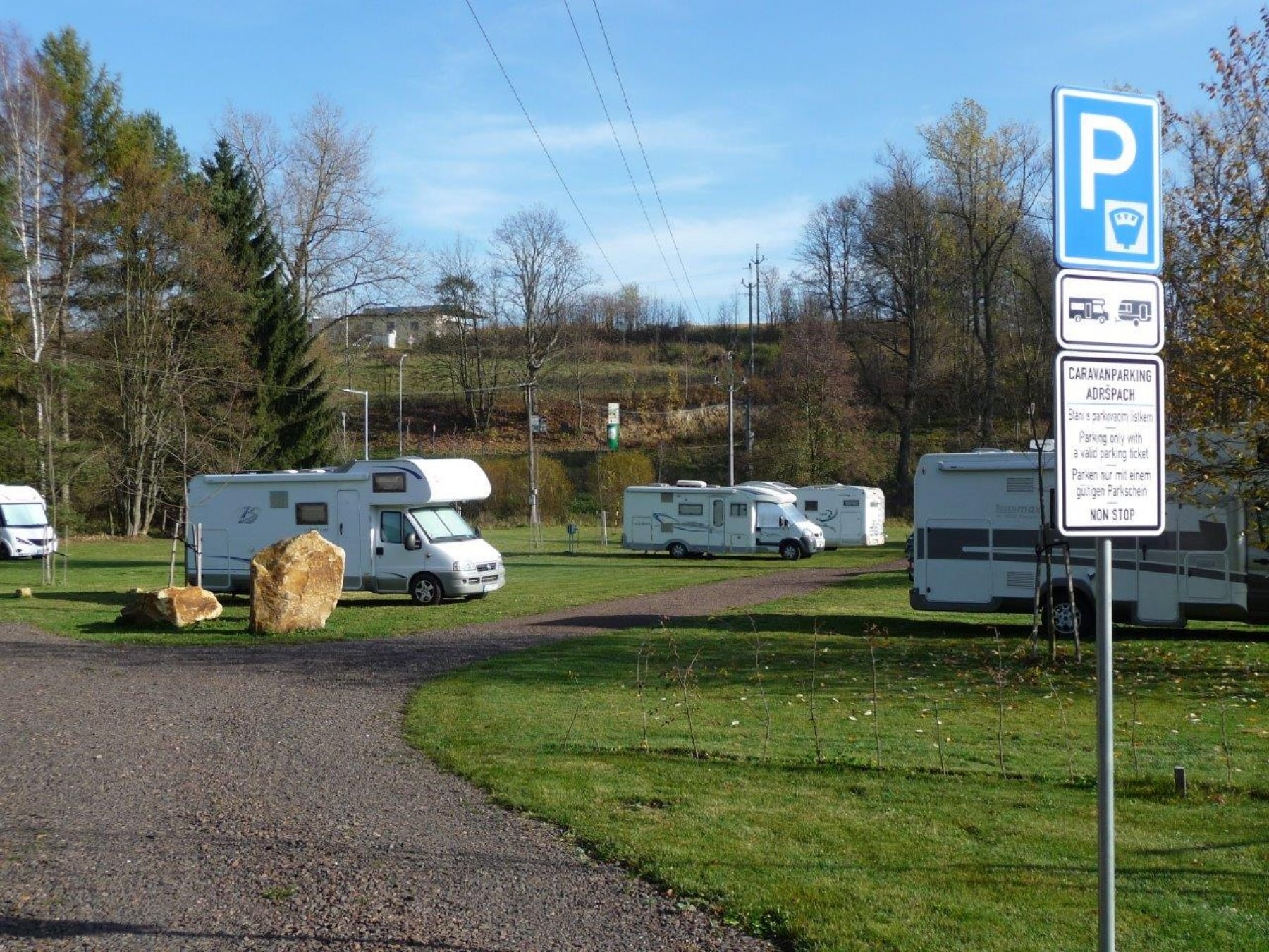 Caravanparking Adršpach — Karavan Sitesi in Teplice nad Metují