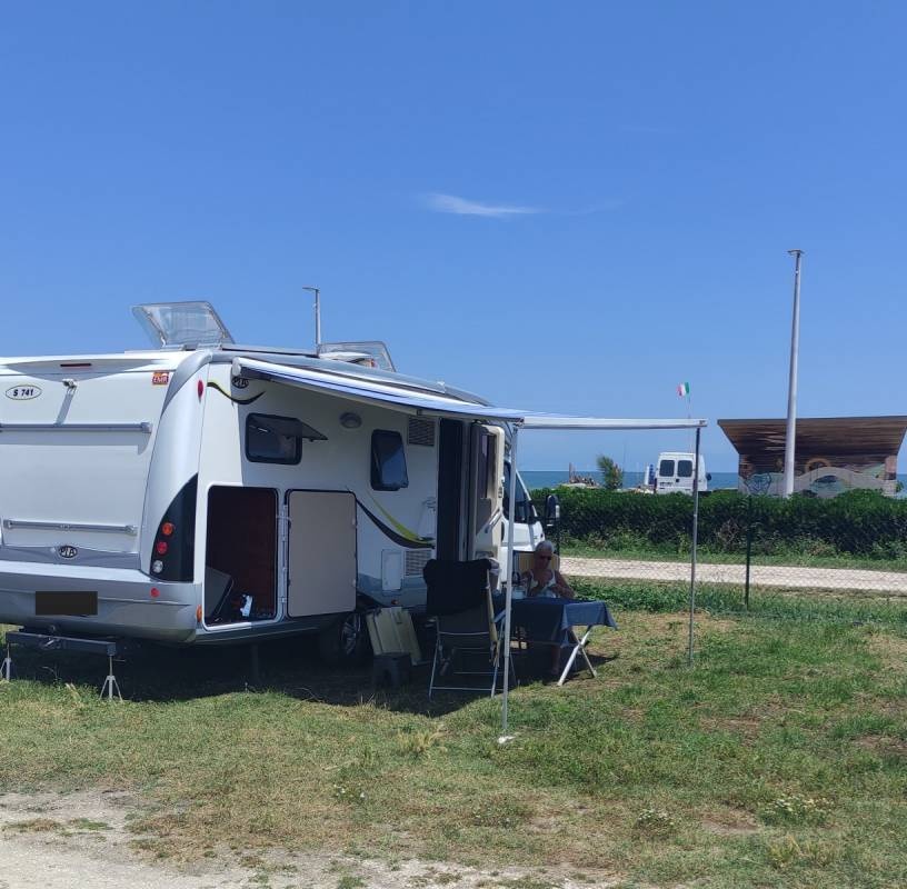 Beachfront Parking — Campervan Site in Porto Sant'Elpidio