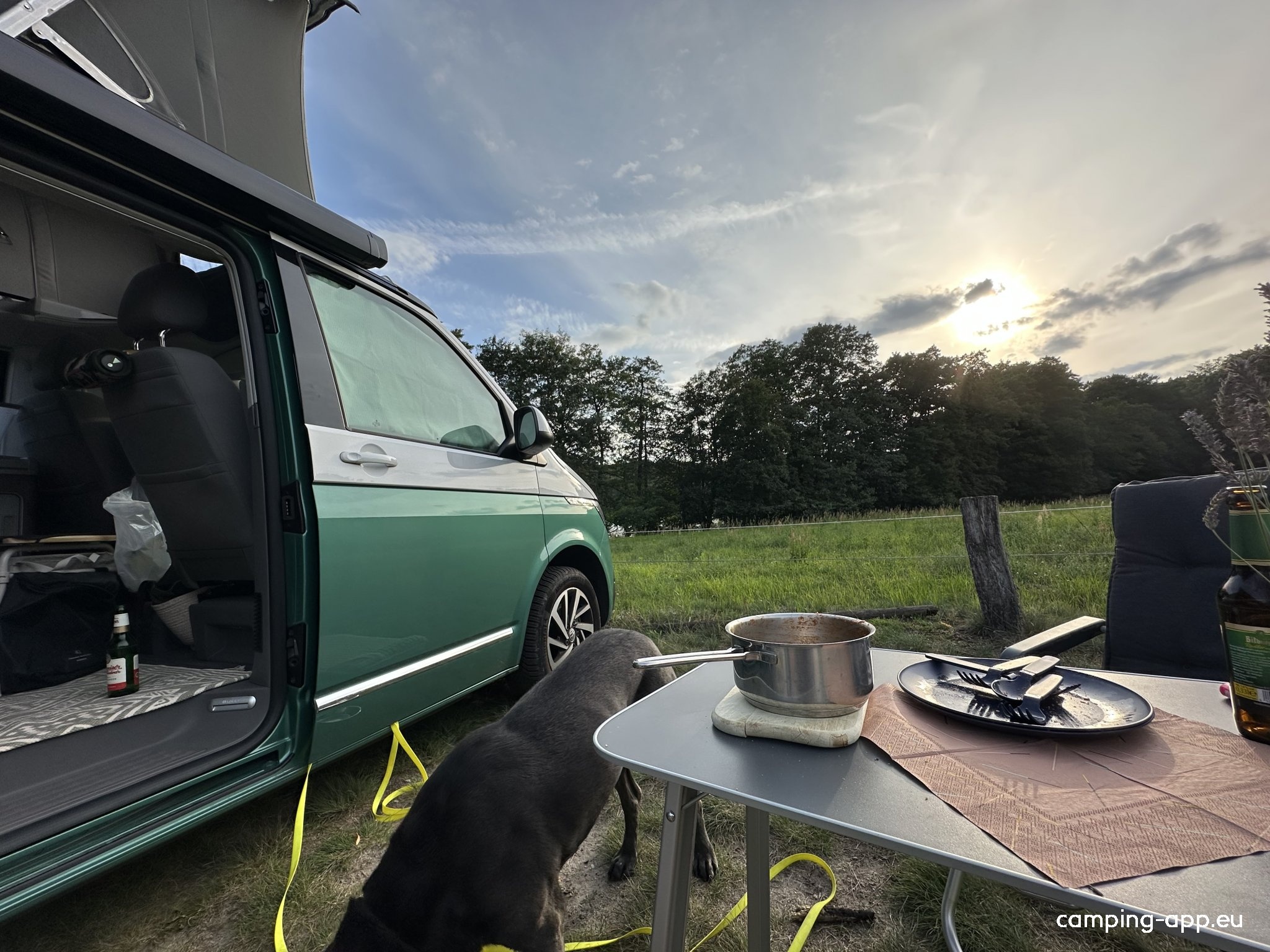 Parkplatz Binenwalde — Offentlig parkering in Neuruppin
