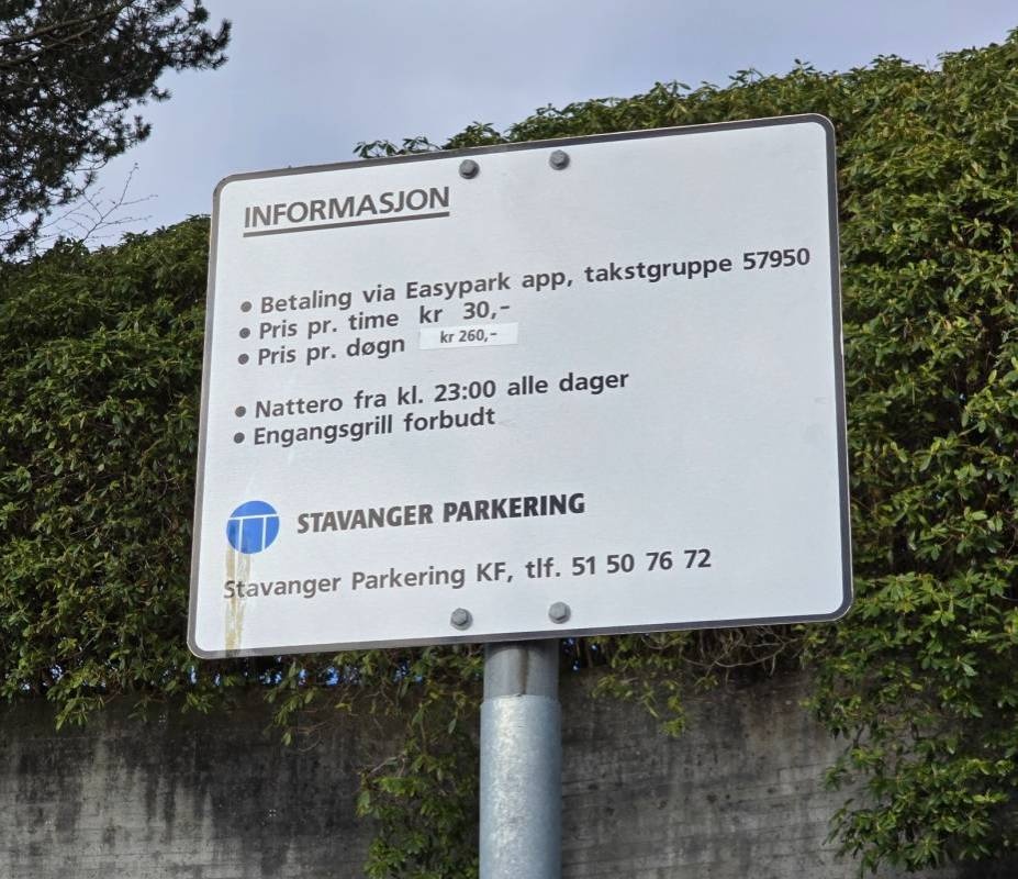 Sandvigå Bobilparkering — Aire camping car in Stavanger