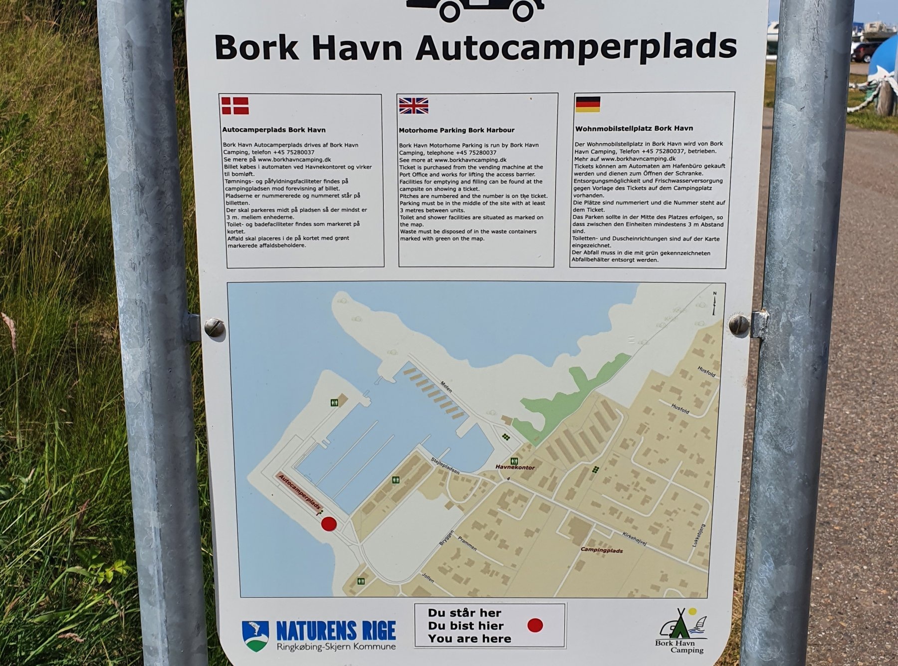 Stellplatz Børk Havn — Campervan Site in Bork Havn