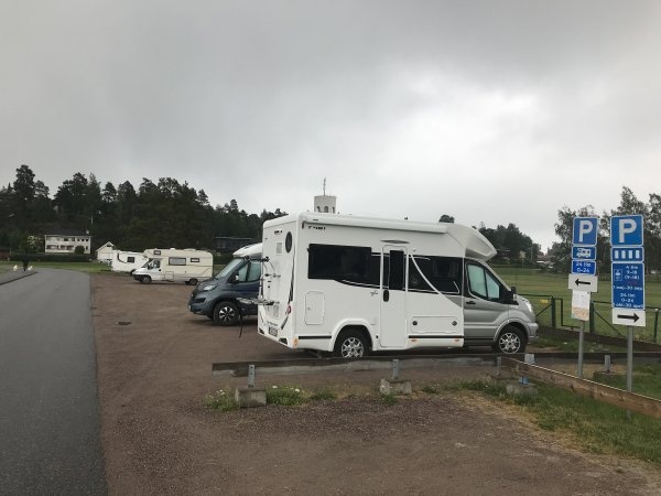 Stellplatz Sportplatz — Campervan Site in Trosa