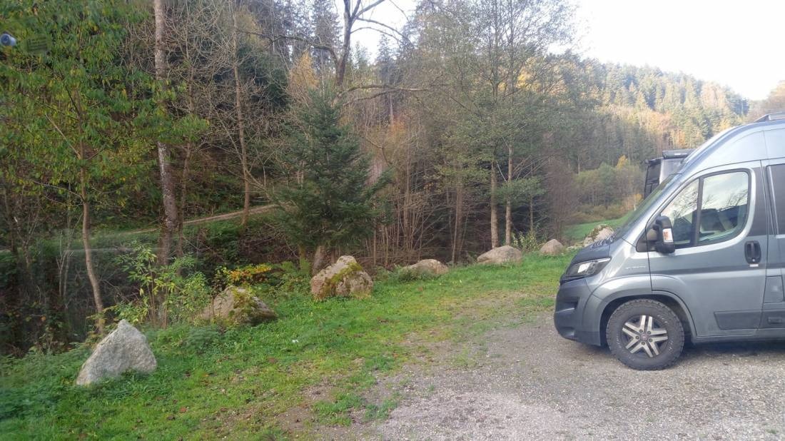 Wohnmobilstellplatz Nußbach — Aire camping car in Nußbach