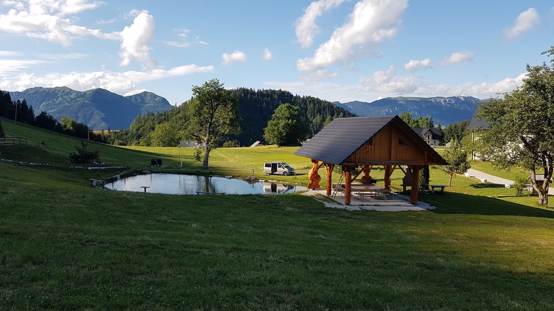 Ribnik na domačiji pr Vrhovc — Campingplatz in Železniki