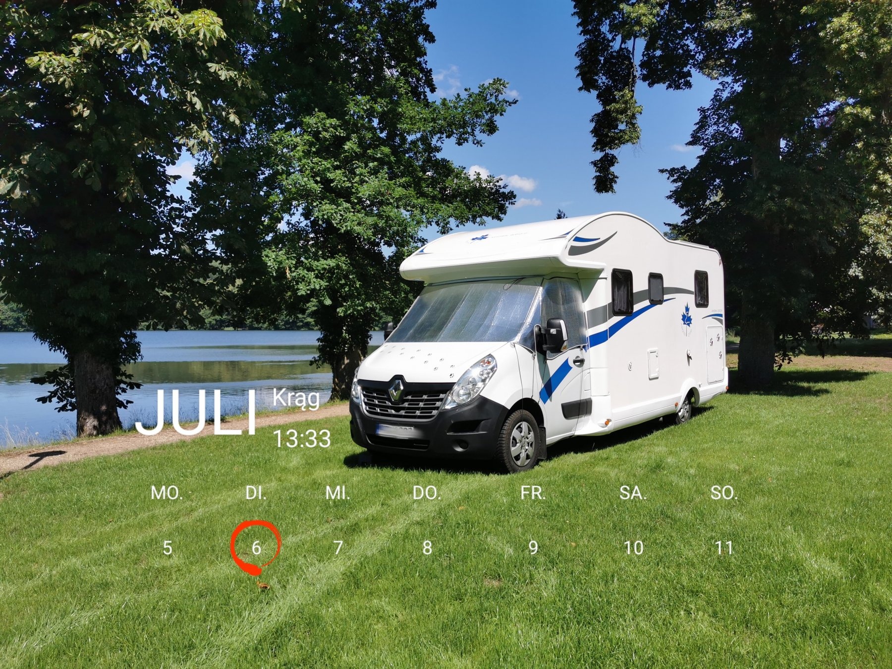 Camping Zamek Podewils — Area da campeggio in Krąg