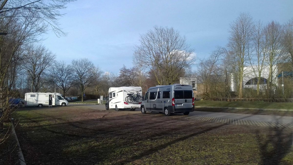 AQUARIUS-Freizeitbad Borken — Area Autocaravanas in Borken