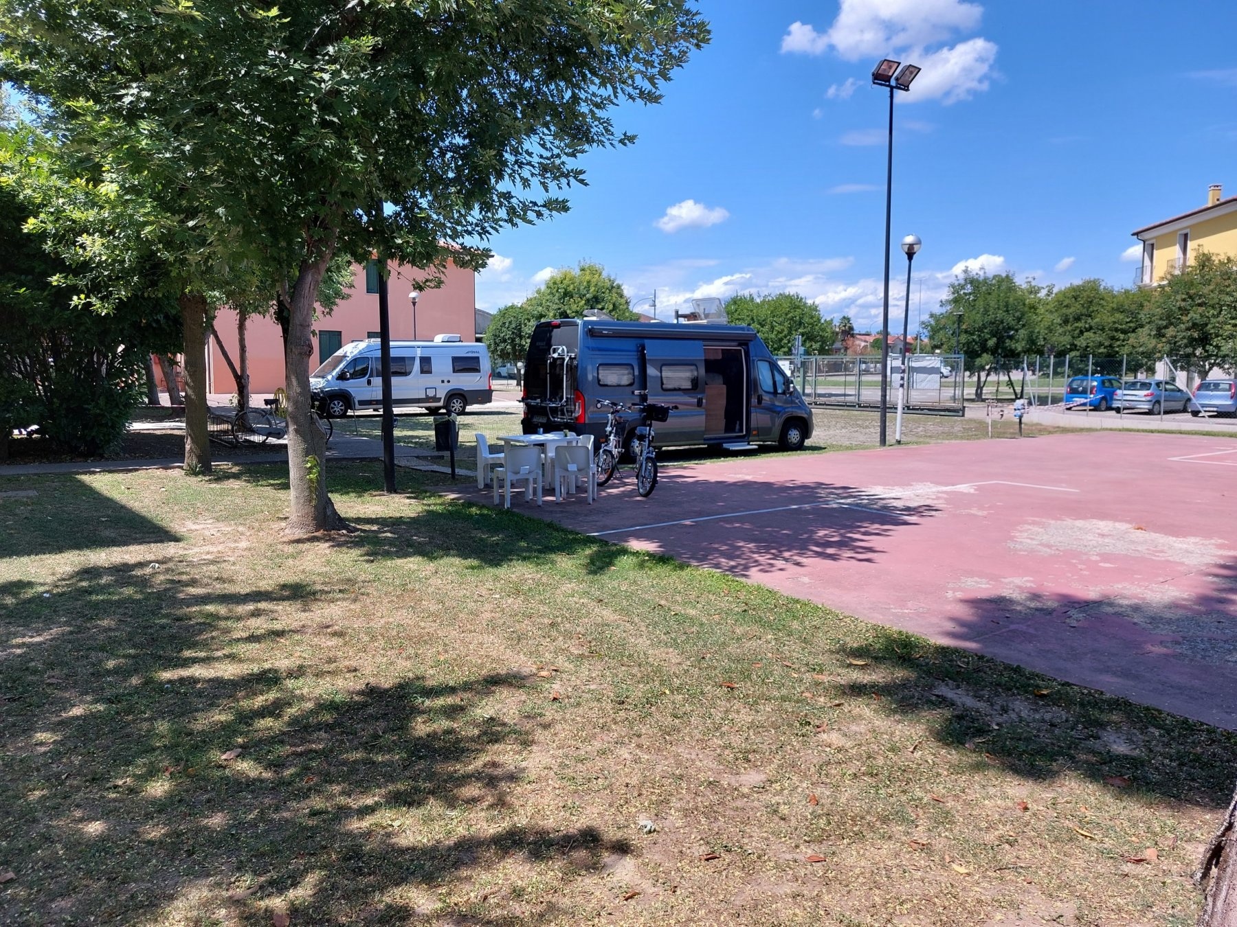 Stellplatz OSTELLO — Area Autocaravanas in Montagnana