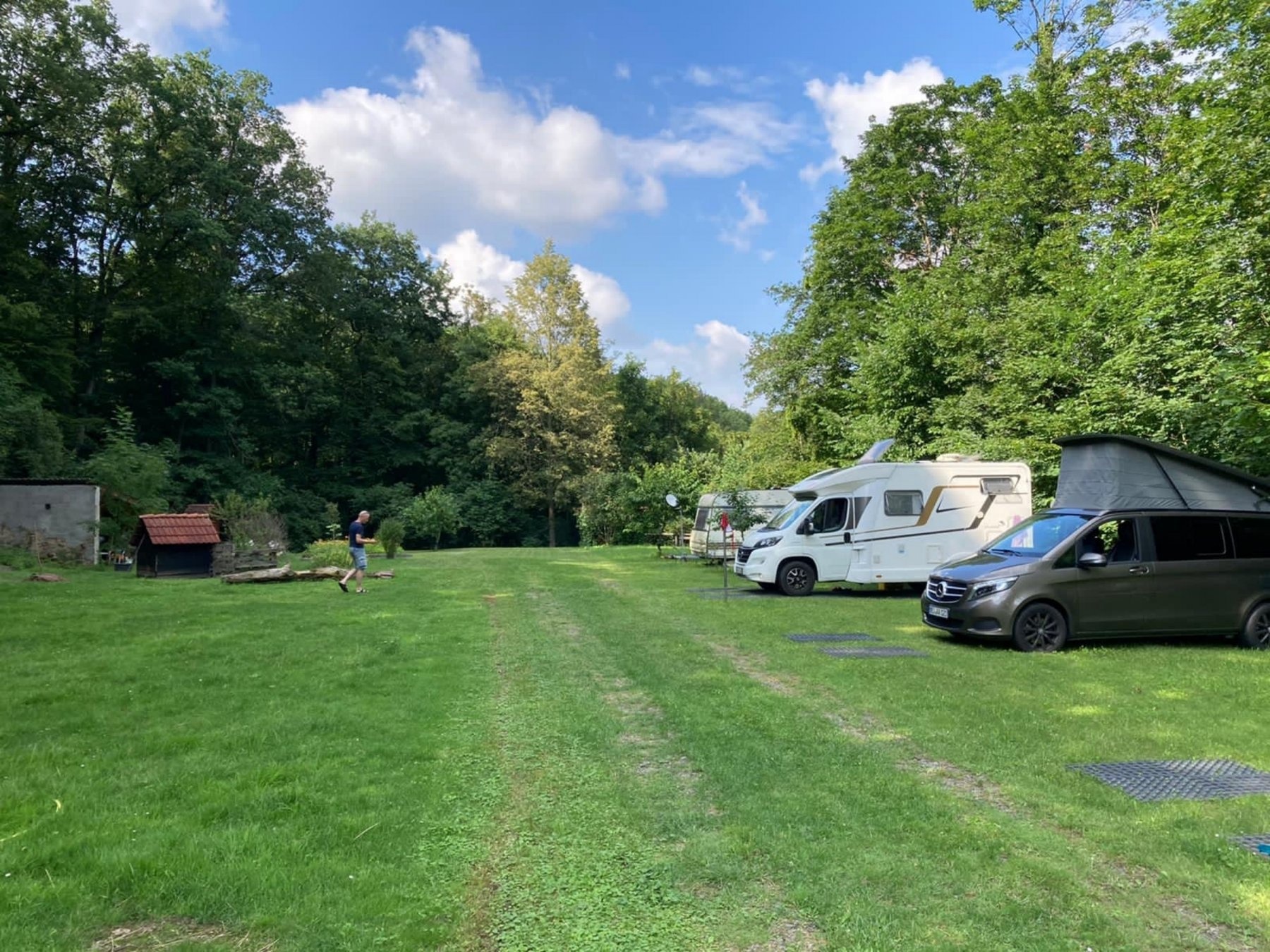 Erlebnis Schachtanlage am Hoffnungsschacht — Sp. parking dla kamperów in Klipphausen