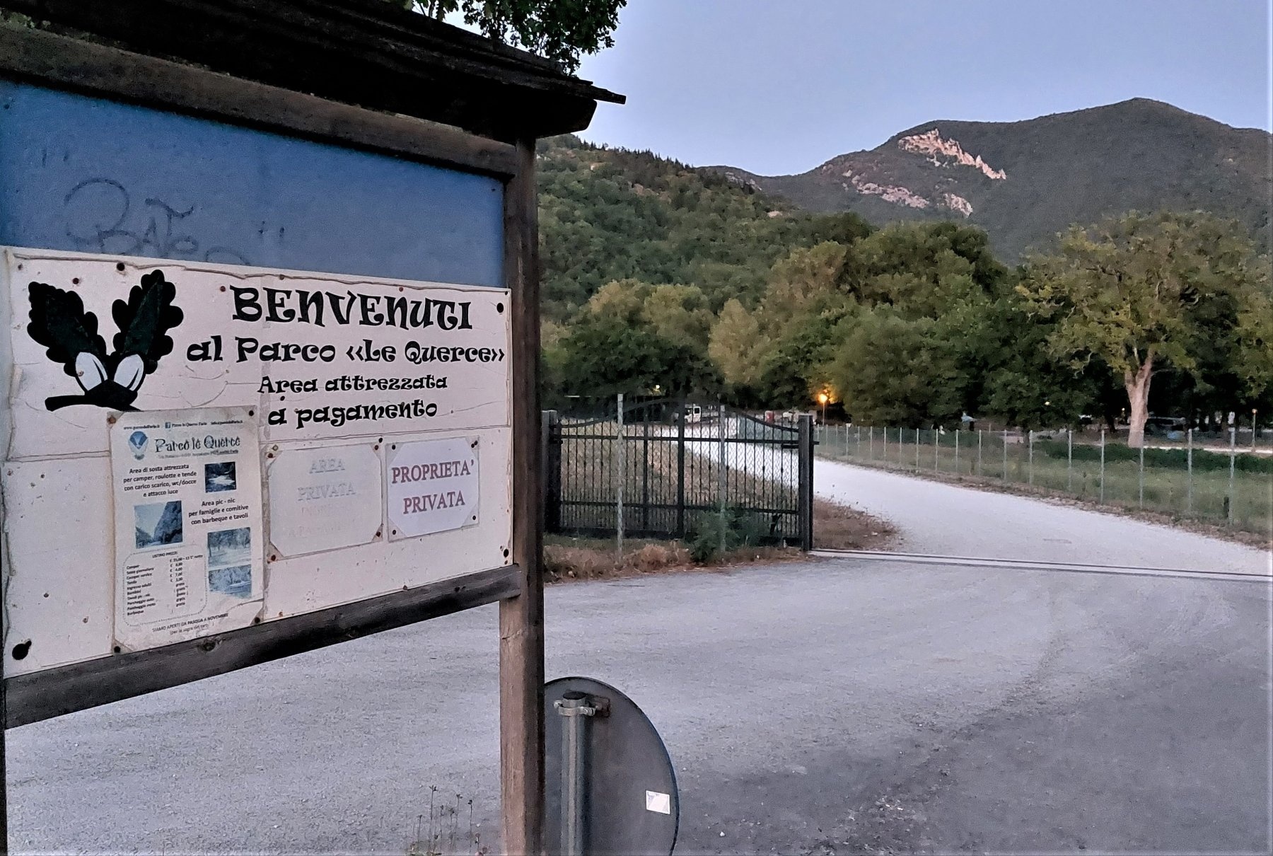 Parco Le Querce — Campervan Site in Acqualagna