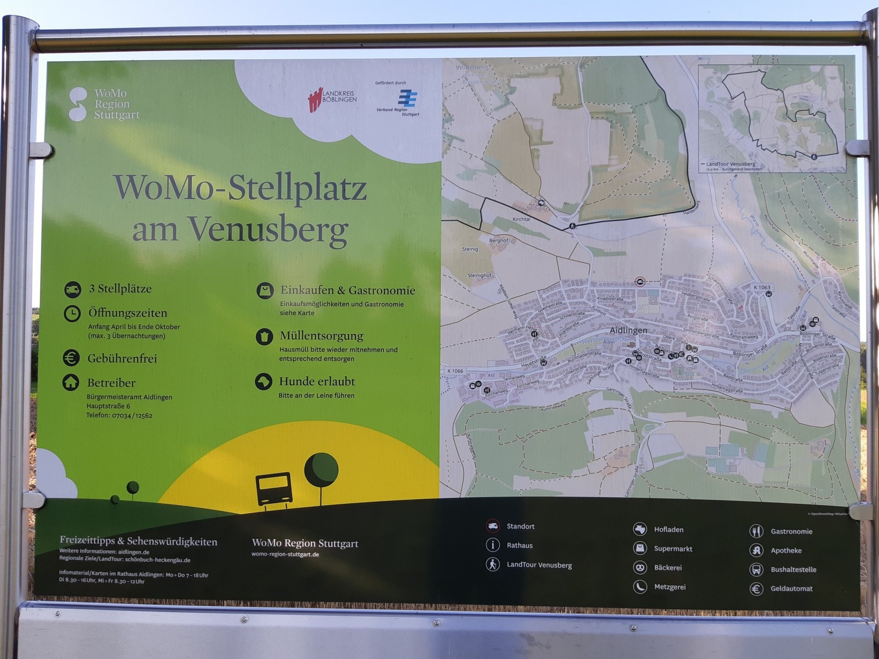 Stellplatz am Venusberg — Stellplatz in Aidlingen