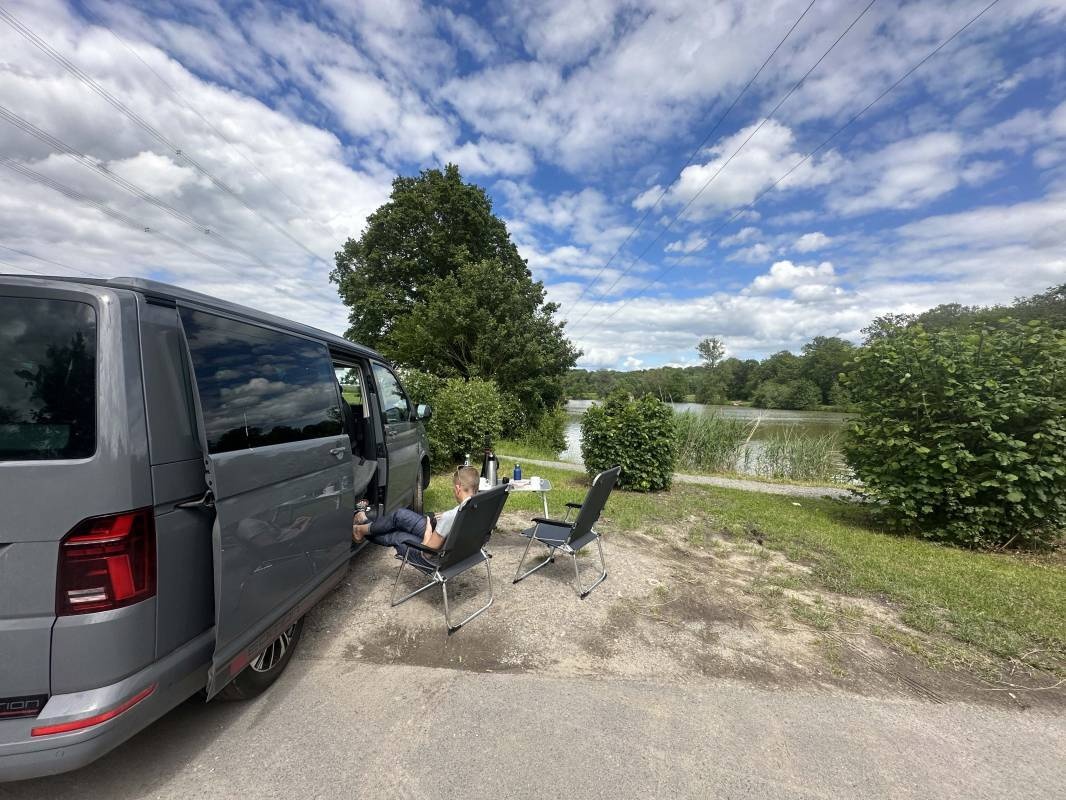 Waldcamping Hollenbacher See — Campingplass in 