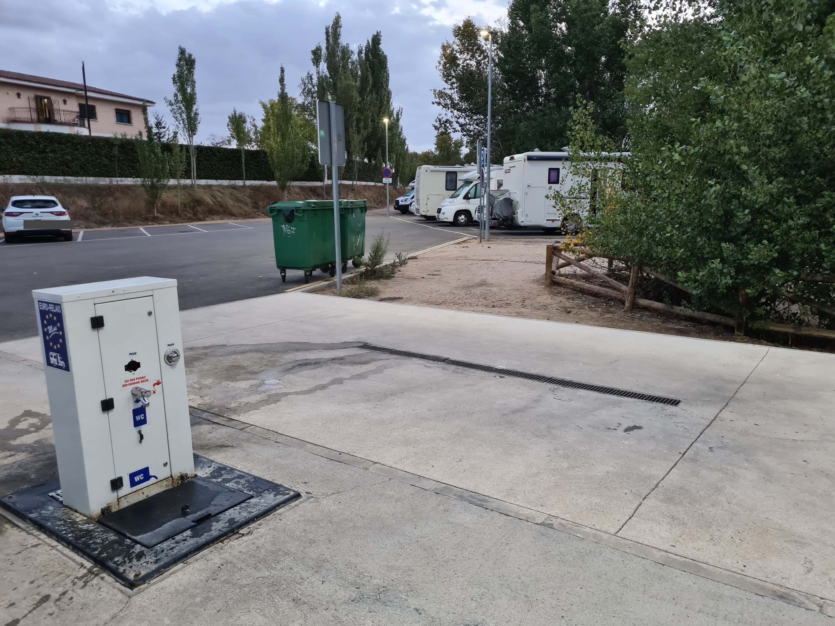 Area de Autocaravanas de Simancas — Area di sosta in Simancas