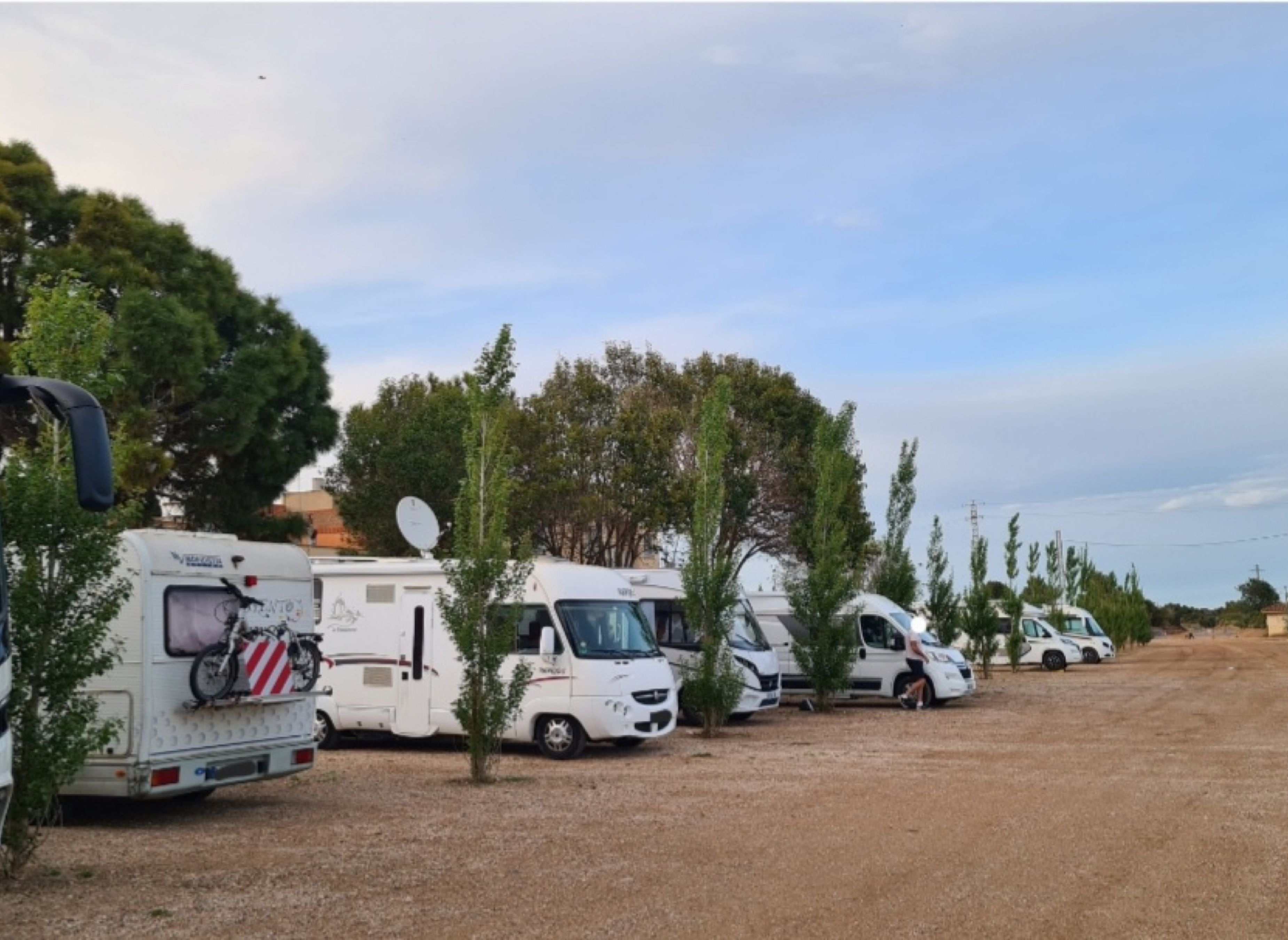 Arena  Autocaravanas — Sp. parking dla kamperów in Camarles