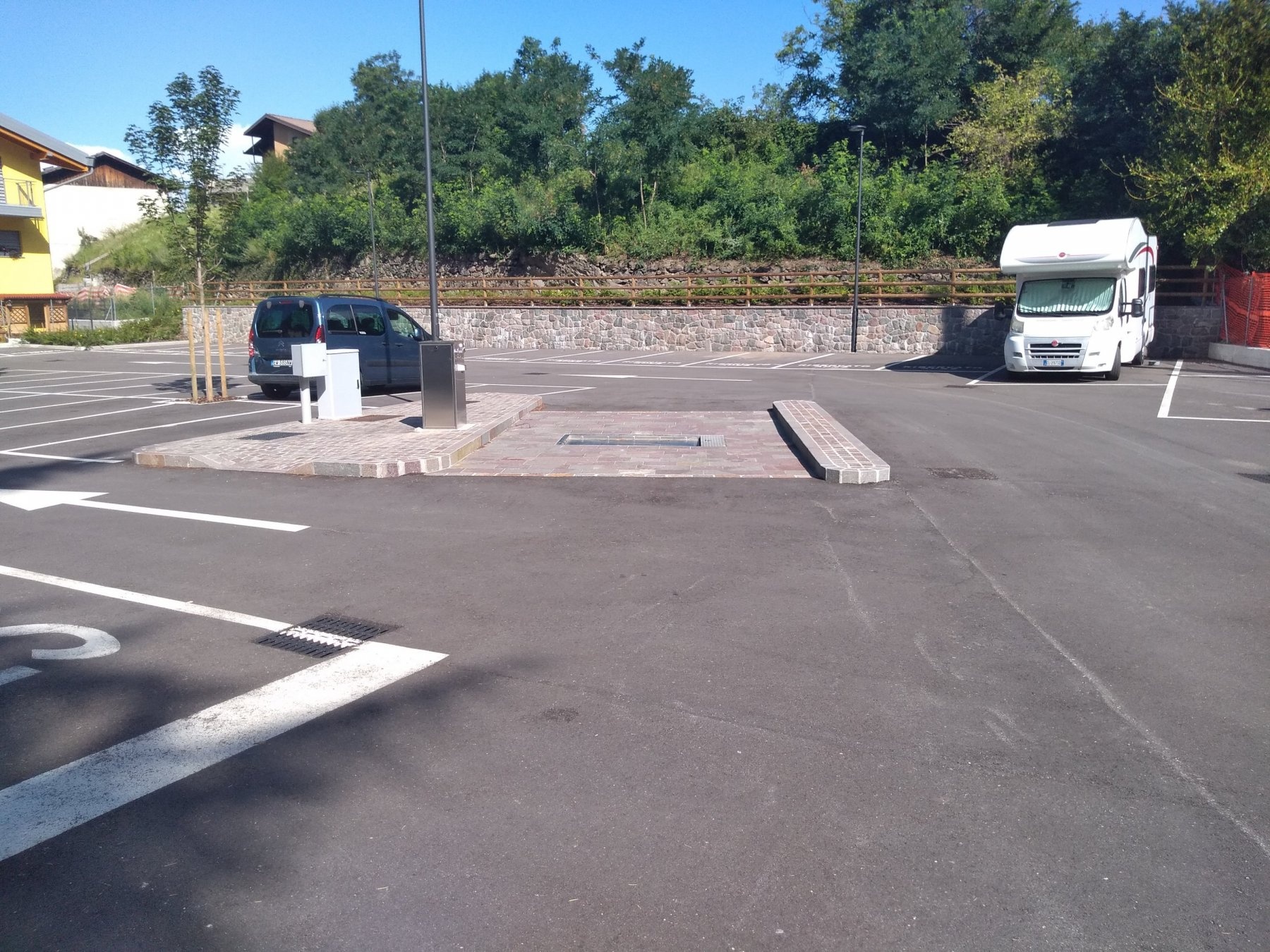 Parkplatz Pergine Valsugana — Area Autocaravanas in Pergine Valsugana
