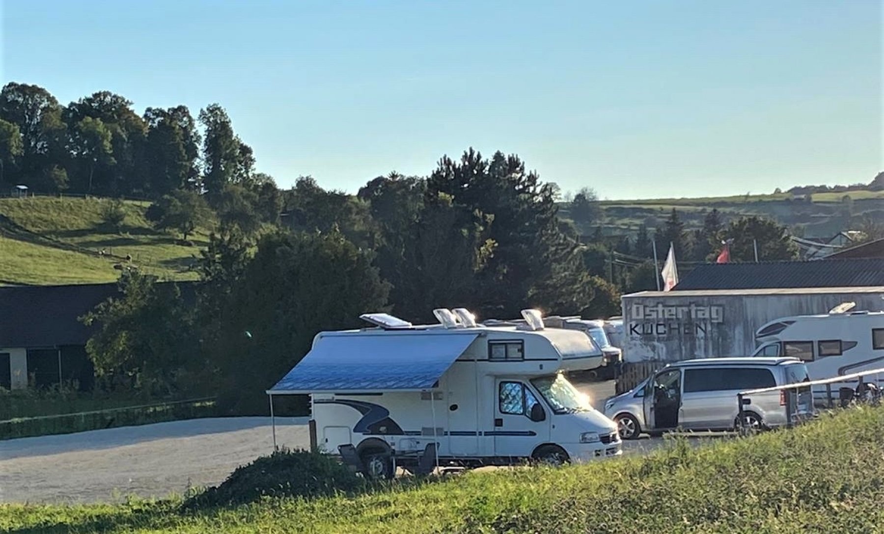 Wohnmobilstellplatz Trailfingen-Gruorn — Bobilplass in Münsingen Trailfingen